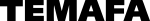 Logo ubnd Schriftzug der Firma Temafa in einer fetten Blockschrift